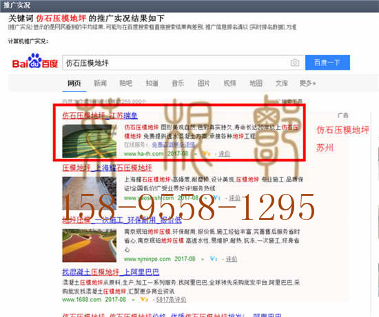 苏州竞价网站托管优化推广公司，菜根谭网络科技有限公司查询瑞皇关键词排名8月11日推广实况案例（2）